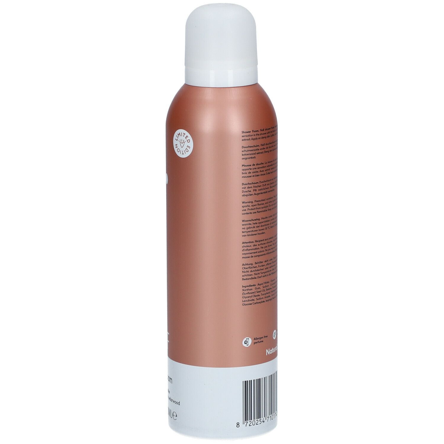NAIF Limited edition: Mousse de douche nourrissante