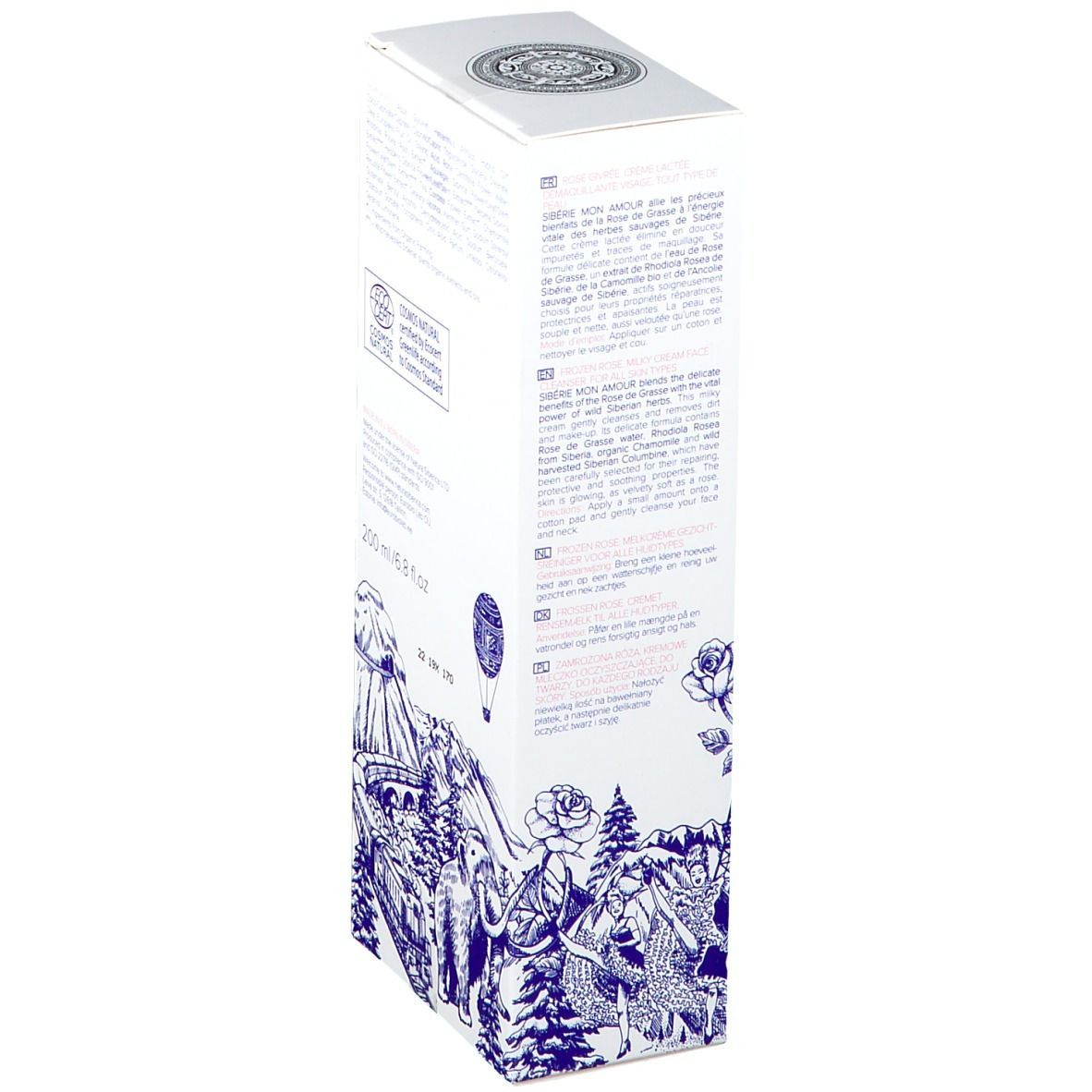 NATURA SIBERICA ROSE GIVRÉE Crème lactée démaquillante