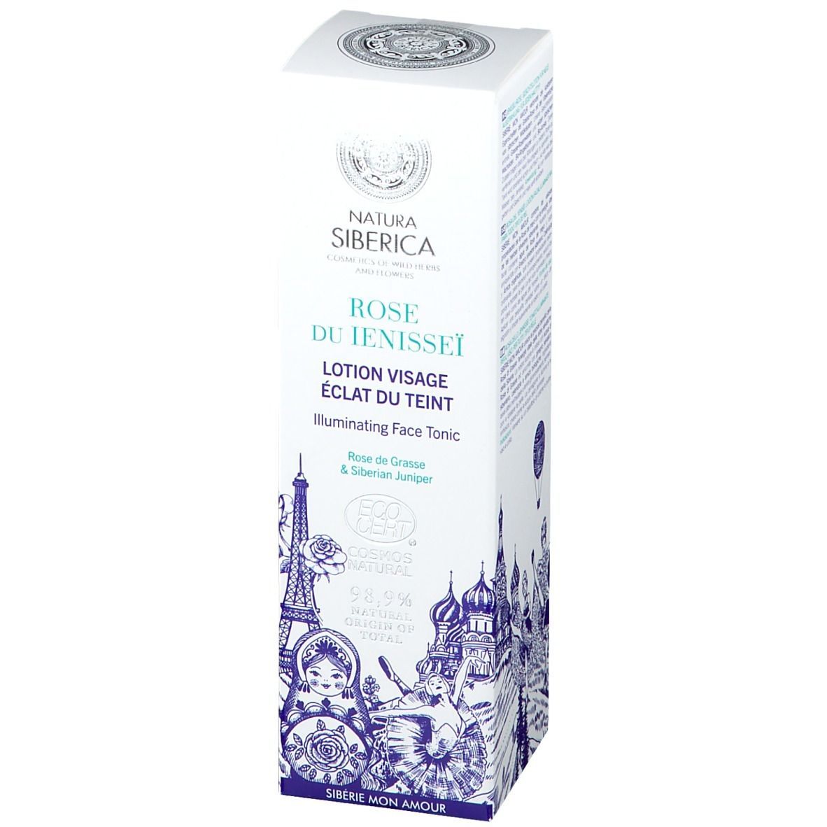 NATURA SIBERICA ROSE DU IENISSEI Lotion visage éclat du teint