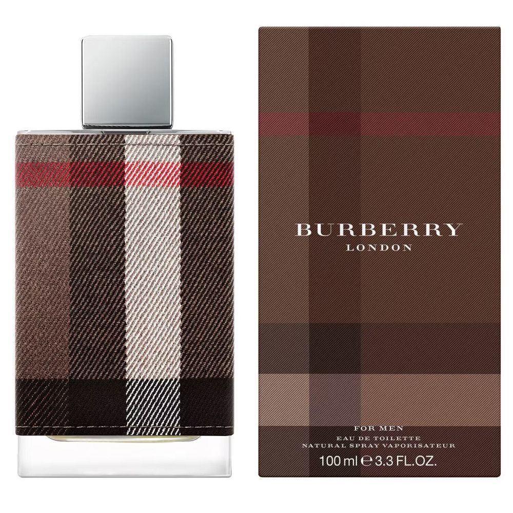 Flacon de Burberry London for Men Eau de Toilette avec emballage.
