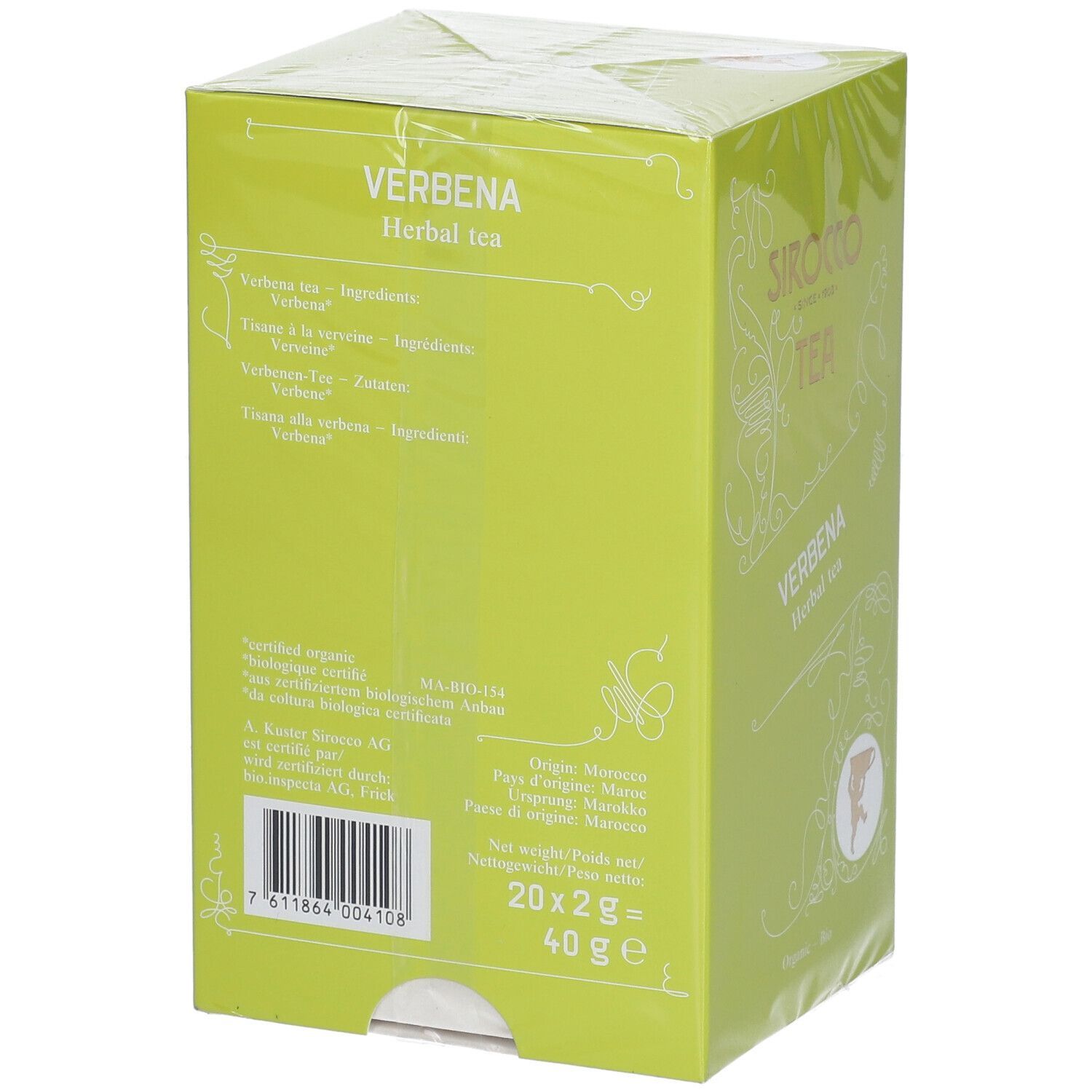 SIROCCO Sachets de thé Verveine