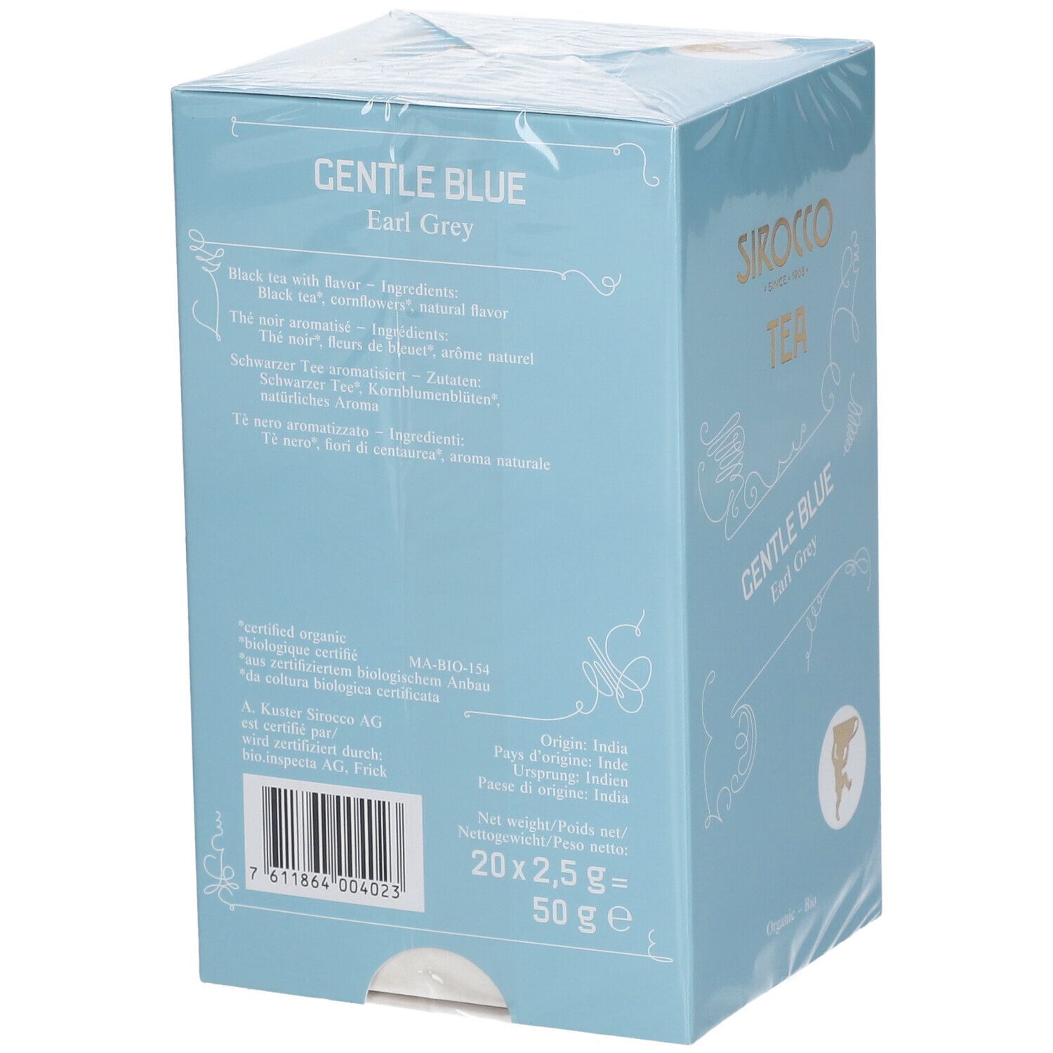 SIROCCO Sachets de thé Gentle Blue