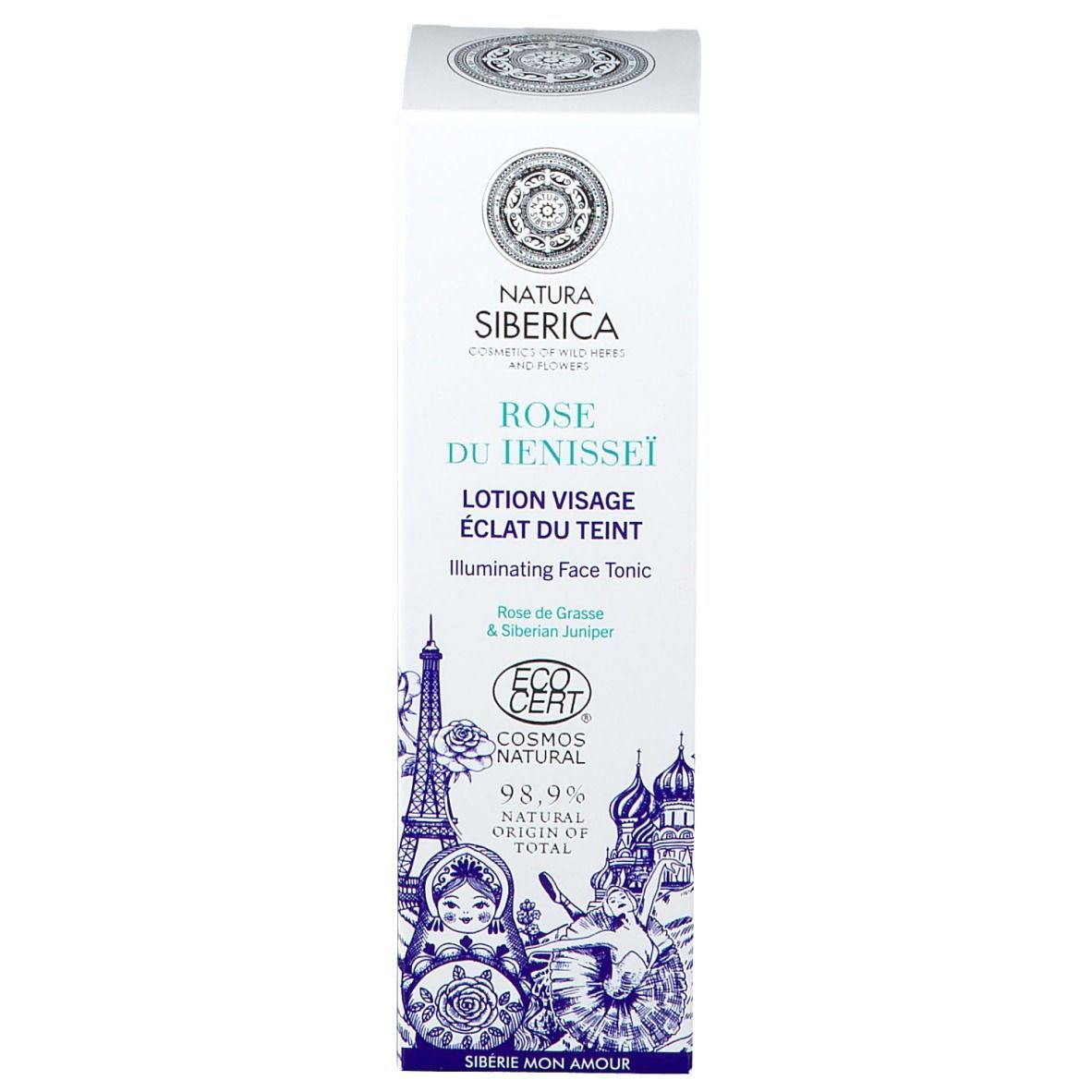 NATURA SIBERICA ROSE DU IENISSEI Lotion visage éclat du teint