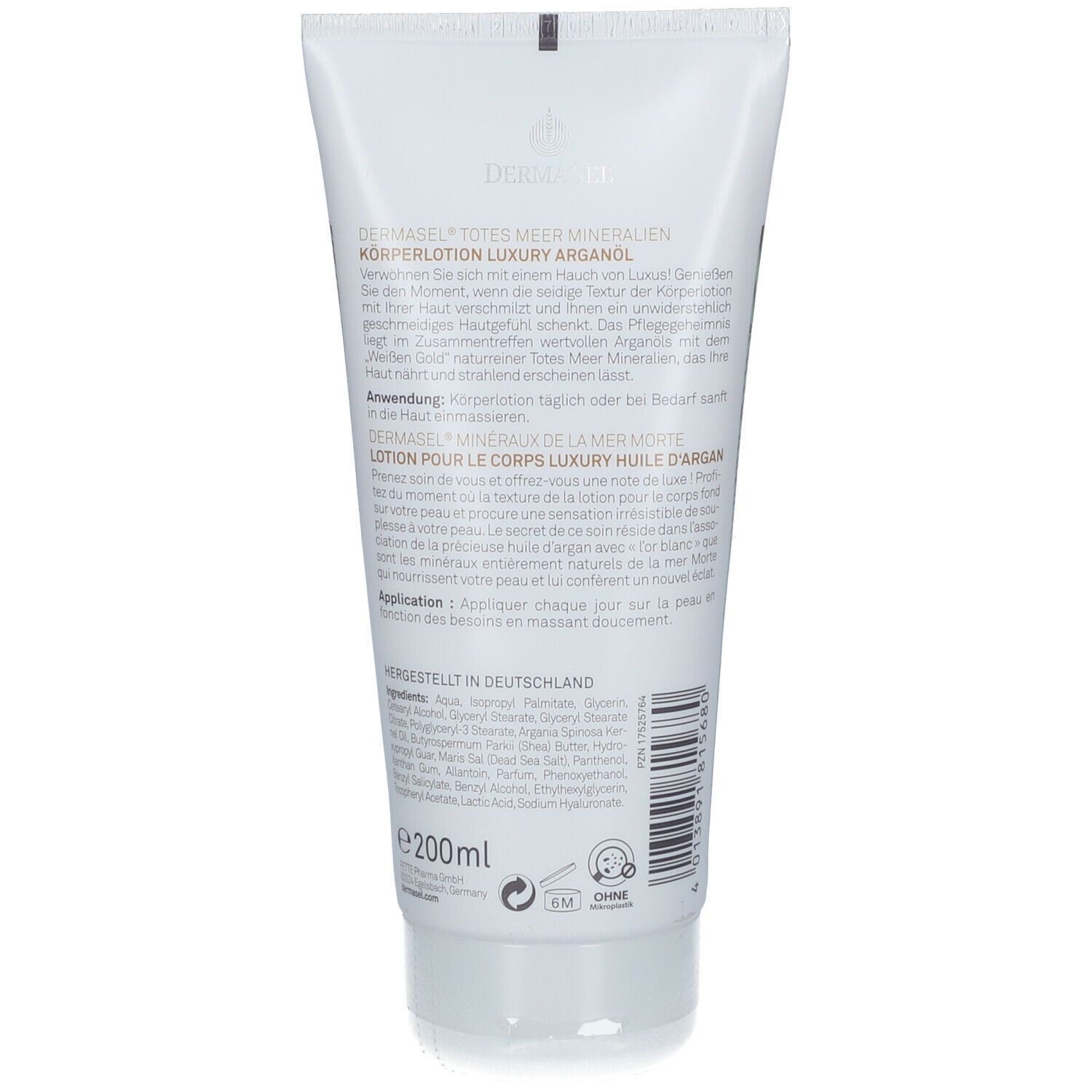 DERMASEL® Lotion corporelle à l'huile d'argan de luxe
