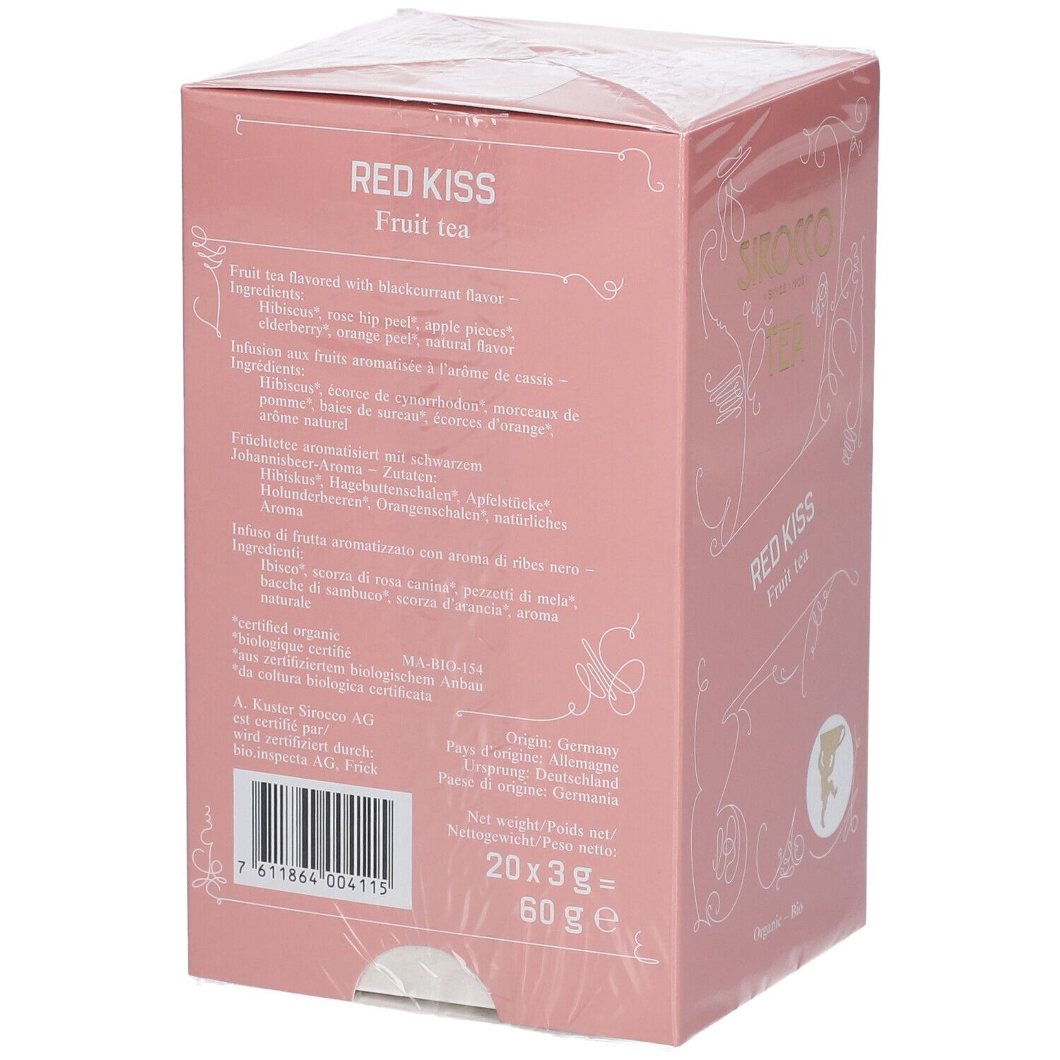 SIROCCO Sachets de thé Red kiss