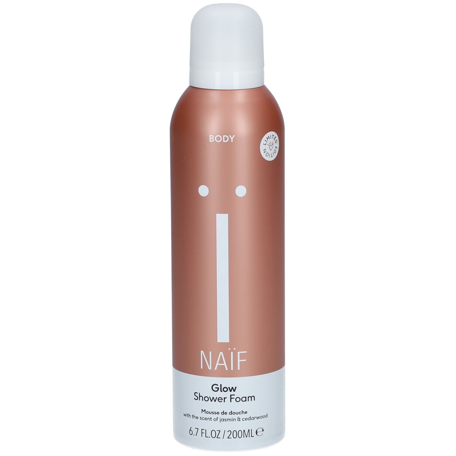 NAIF Limited edition: Mousse de douche nourrissante