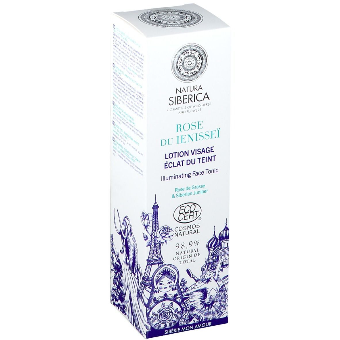 NATURA SIBERICA ROSE DU IENISSEI Lotion visage éclat du teint