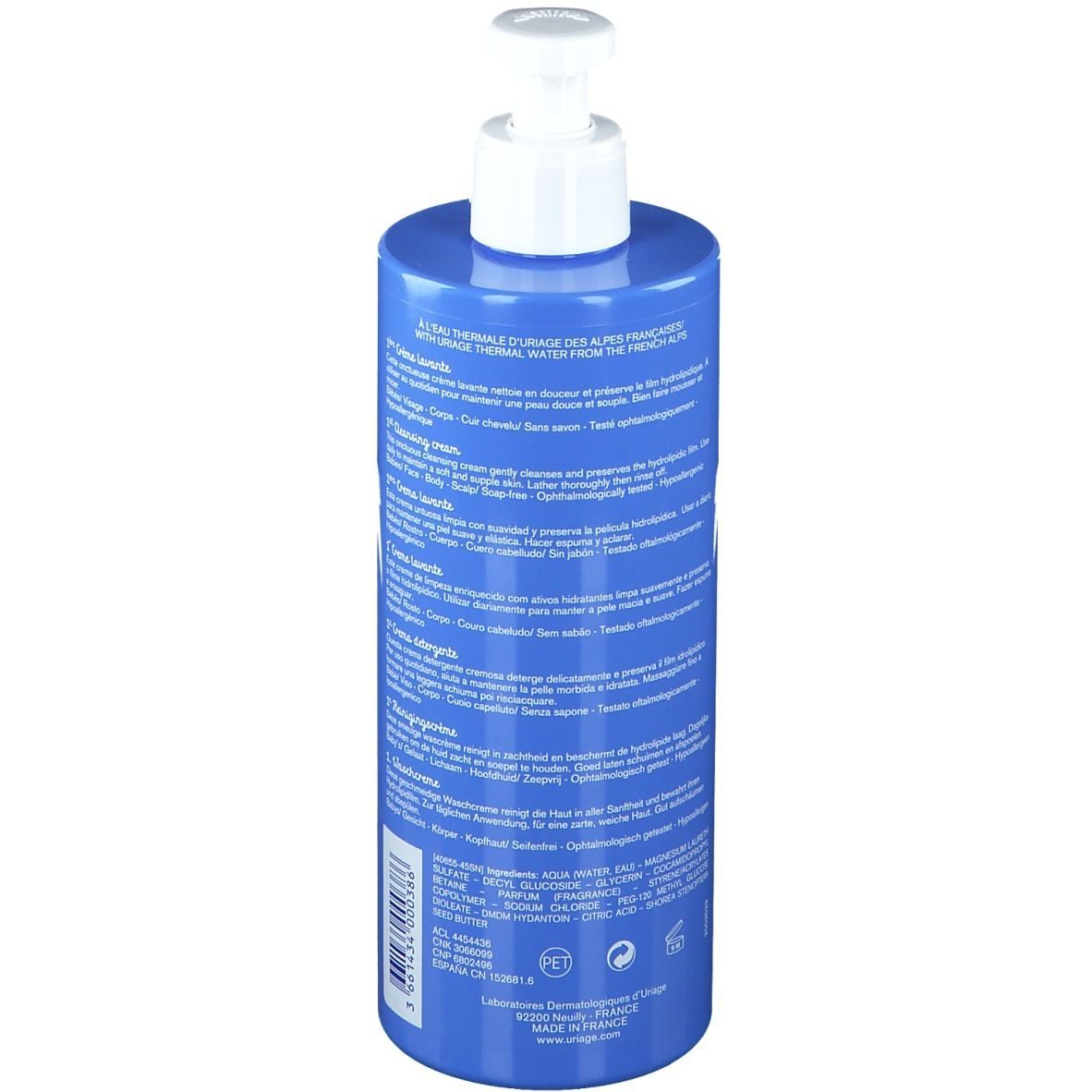 URIAGE Thermale Bébé Crème Lavante Sans Savon