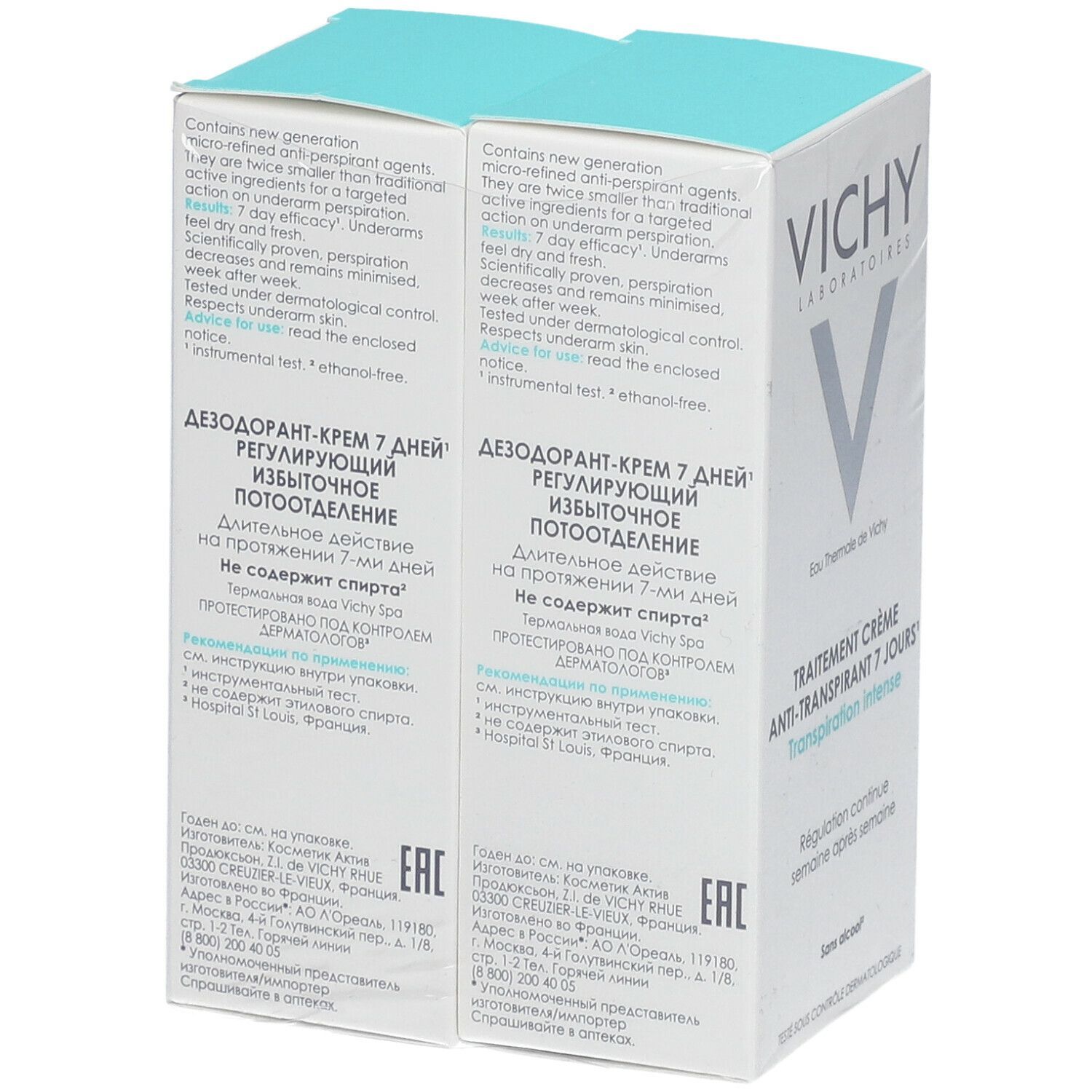 Vichy Traitement Anti-Transpirant 7 Jours Promo 2ième -50%